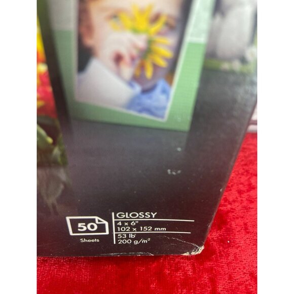 HP Everyday 50 sheet Letter Glossy Photo Paper 4 x 6 All Inkjet Printer - Picture 7 of 9